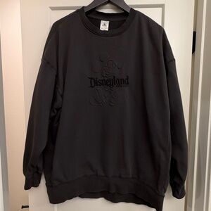 Disneyland Mickey Charcoal Men's Crewneck Sweater